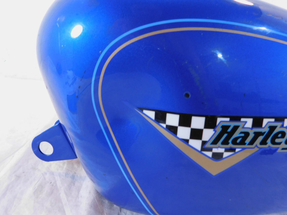 96-97 Harley Davidson Sportster 883 & 1200 Blue Fuel Gas Petrol Tank Reservoir - C3 Cycle