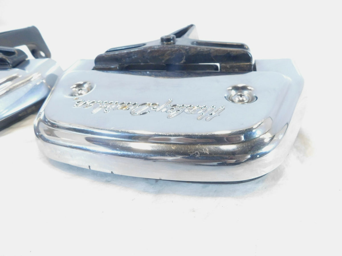 Harley Road King Electra Glide Passenger Footboard Floorboards & Mount Brackets