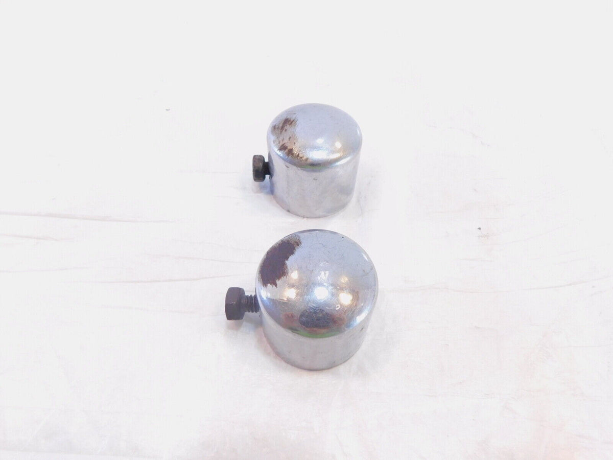Pair Harley Davidson Touring Dyna Softail & Sportster Front Axle Nut Covers