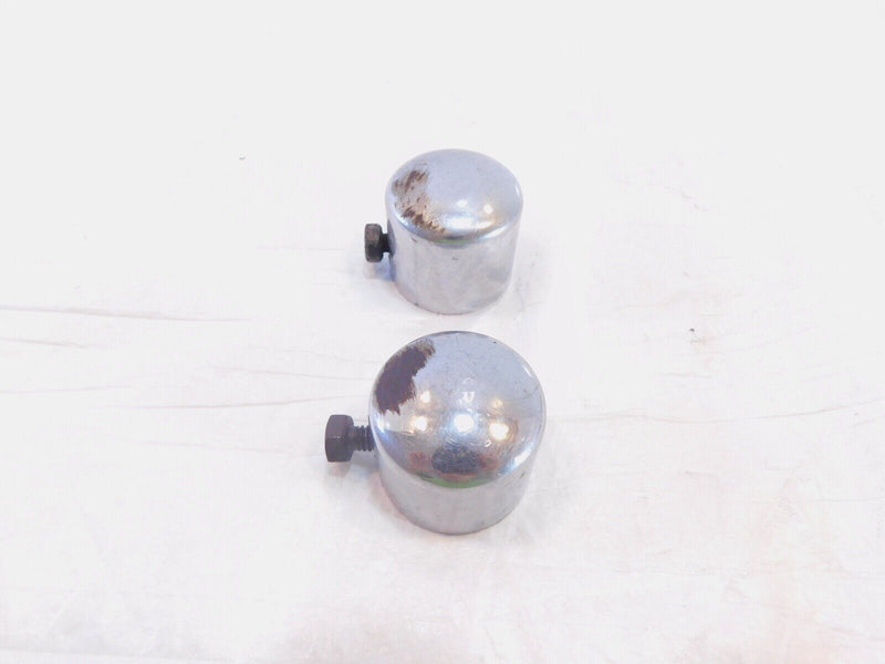 Pair Harley Davidson Touring Dyna Softail & Sportster Front Axle Nut Covers