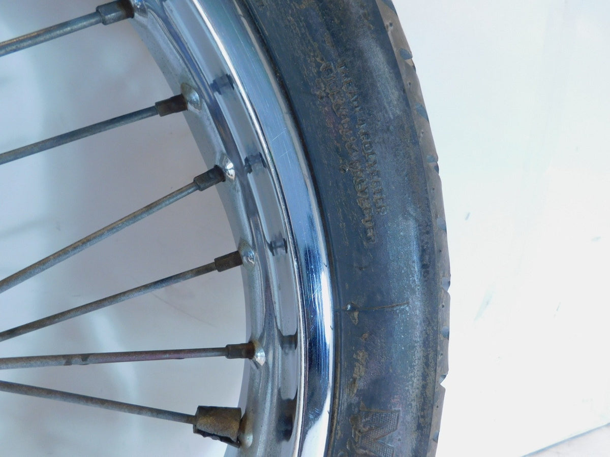 1986-2016 Suzuki Savage 650 LS650 Boulevard S40 Spoked Front Wheel Rim & Rotor - C3 Cycle