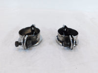Harley Davidson FLT Tour Glide Ultra Classic Left & Right Mufffler Mount Clamps - C3 Cycle