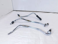 Harley Davidson Softail Heritage Classic Fat Boy Chrome Oil Tank Pipe Hose Lines - C3 Cycle