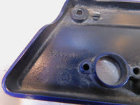 Harley Touring Road King Electra Street Glide Blue Left Saddlebag Latch Cover - C3 Cycle