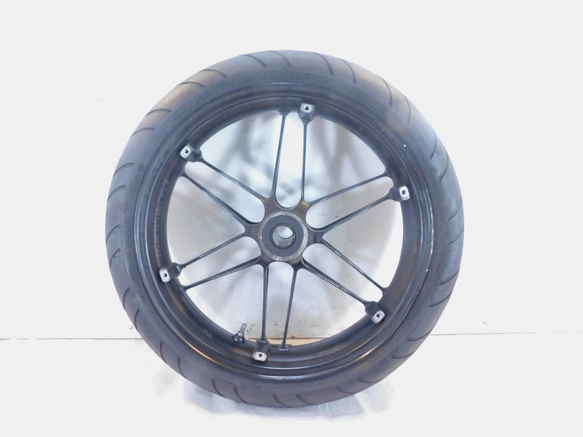14-25 Erik Buell Racing EBR 1190SX 1190RX Hammerhead Front Wheel Rim & Tire Bent - C3 Cycle