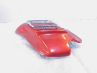 Harley Touring Road King Electra Glide Ultra Classic Red Left Side Cover w/ Trim - C3 Cycle