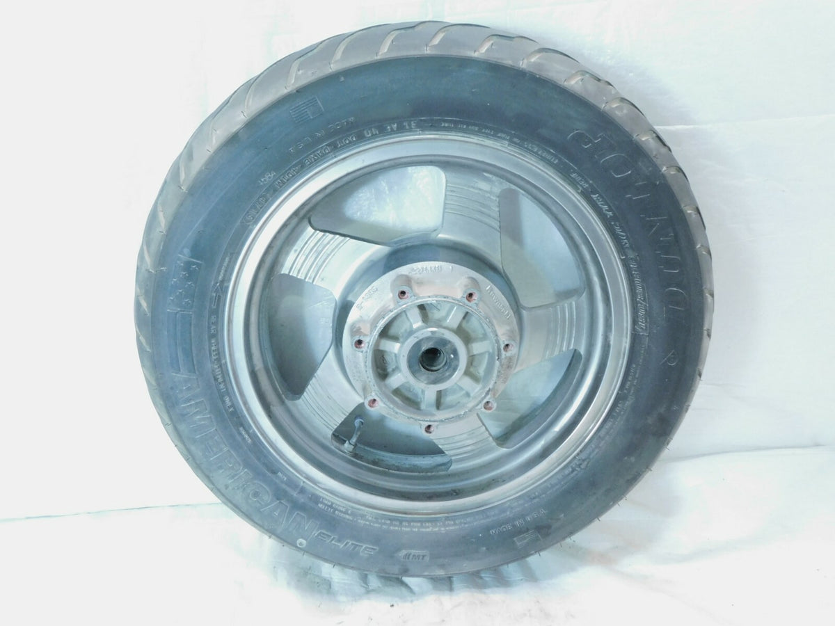 2004 04 Kawasaki Vulcan 1500 VN1500 Nomad Fi Rear Wheel Rim & Tire - 41073-0011 - C3 Cycle
