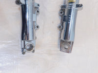 09-13 Harley Davidson Electra & Street Glide Chrome Front Fork Shocks - Bent - C3 Cycle