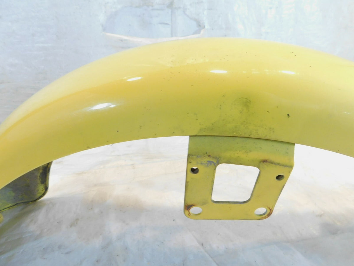 1996 & 1997 Kawasaki Vulcan 1500L Yellow Front Wheel Fender Mudguard - Dents - C3 Cycle