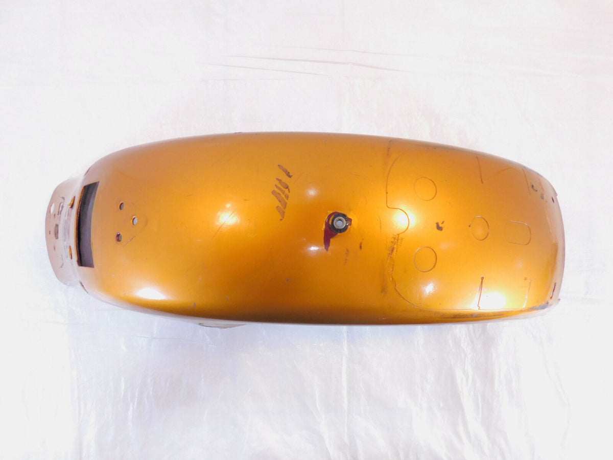 2007 Harley Softail Heritage Classic Orange Rear Wheel Cover Fender -Dented - C3 Cycle