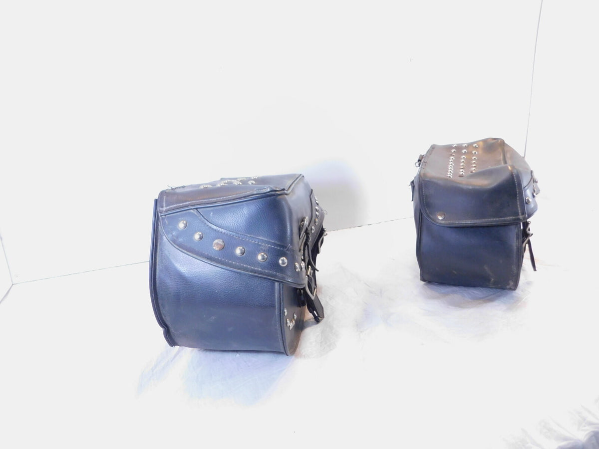 2005-09 Yamaha V-Star XVS1100 Midnight Custom Rear Left/Right Luggage Saddlebags - C3 Cycle
