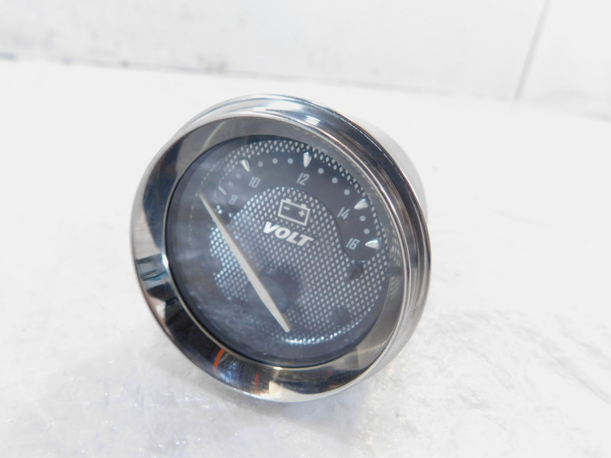 Harley Touring Electra Glide Ultra Classic Aluminum Battery Voltage Volt Gauge - C3 Cycle