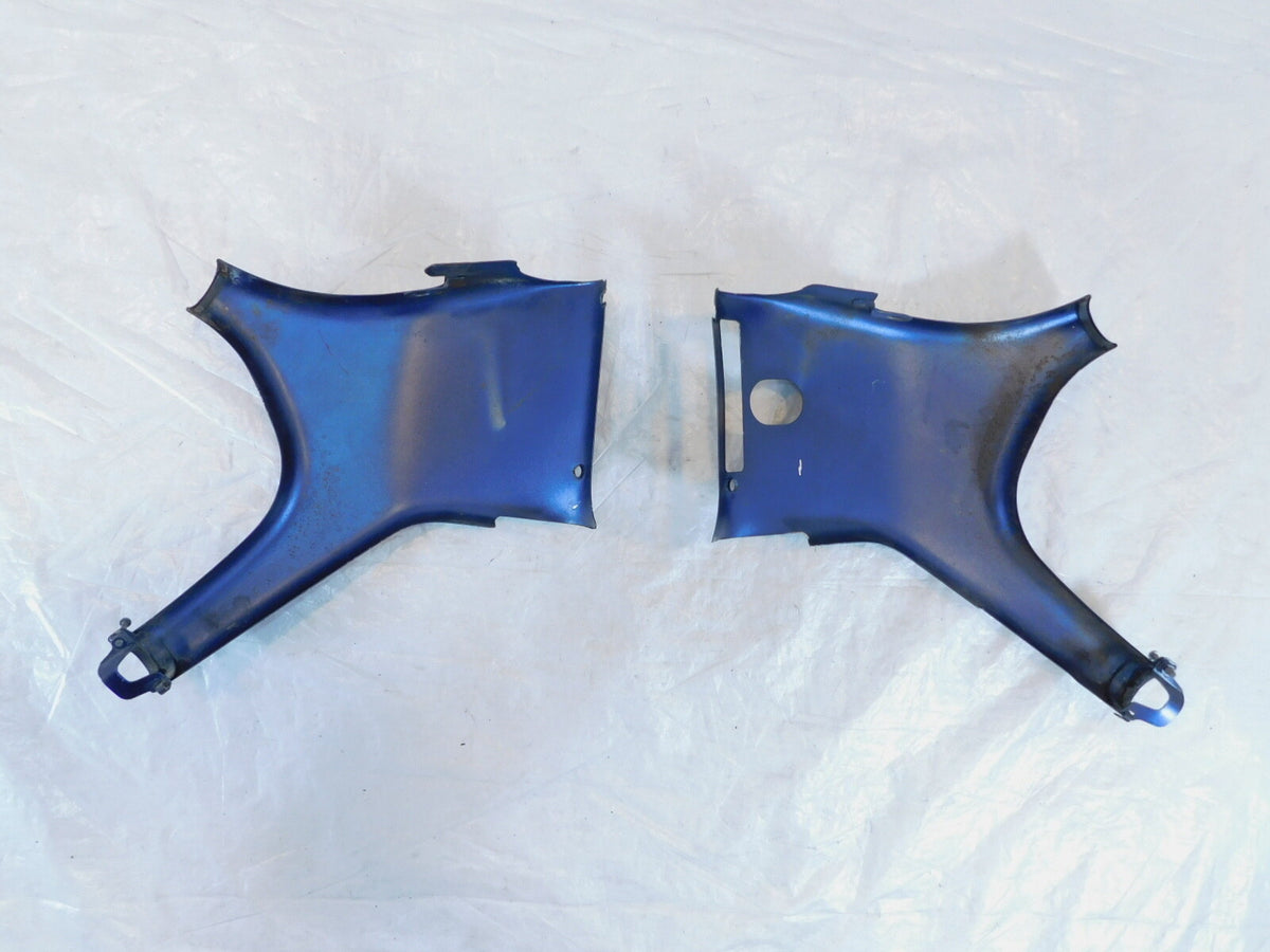 1987-2003 Suzuki Intruder VS1400 Blue Front Left/Right Frame Neck Cover Panels - C3 Cycle