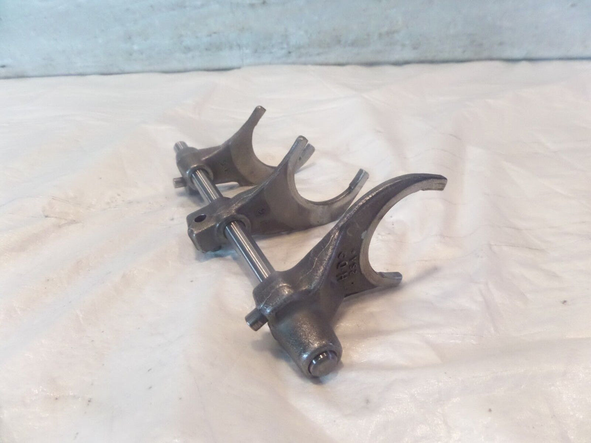 Set Harley Touring Dyna FXR & Softail Transmission Gear Selector Shift Forks - C3 Cycle
