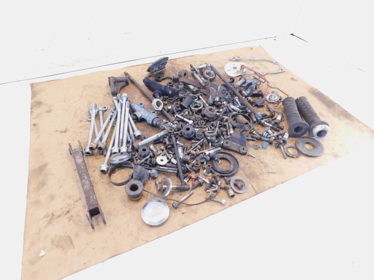 1992 Kawasaki Ninja ZX6 ZX600D Misc Nuts Bolts Brackets Hardware Parts Box Lot - C3 Cycle