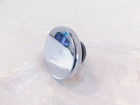 Royal Enfield Bullet 500 EFI B5 Euro 4 Chrome Gas Petrol Fuel Tank Plug Cap Lid - C3 Cycle
