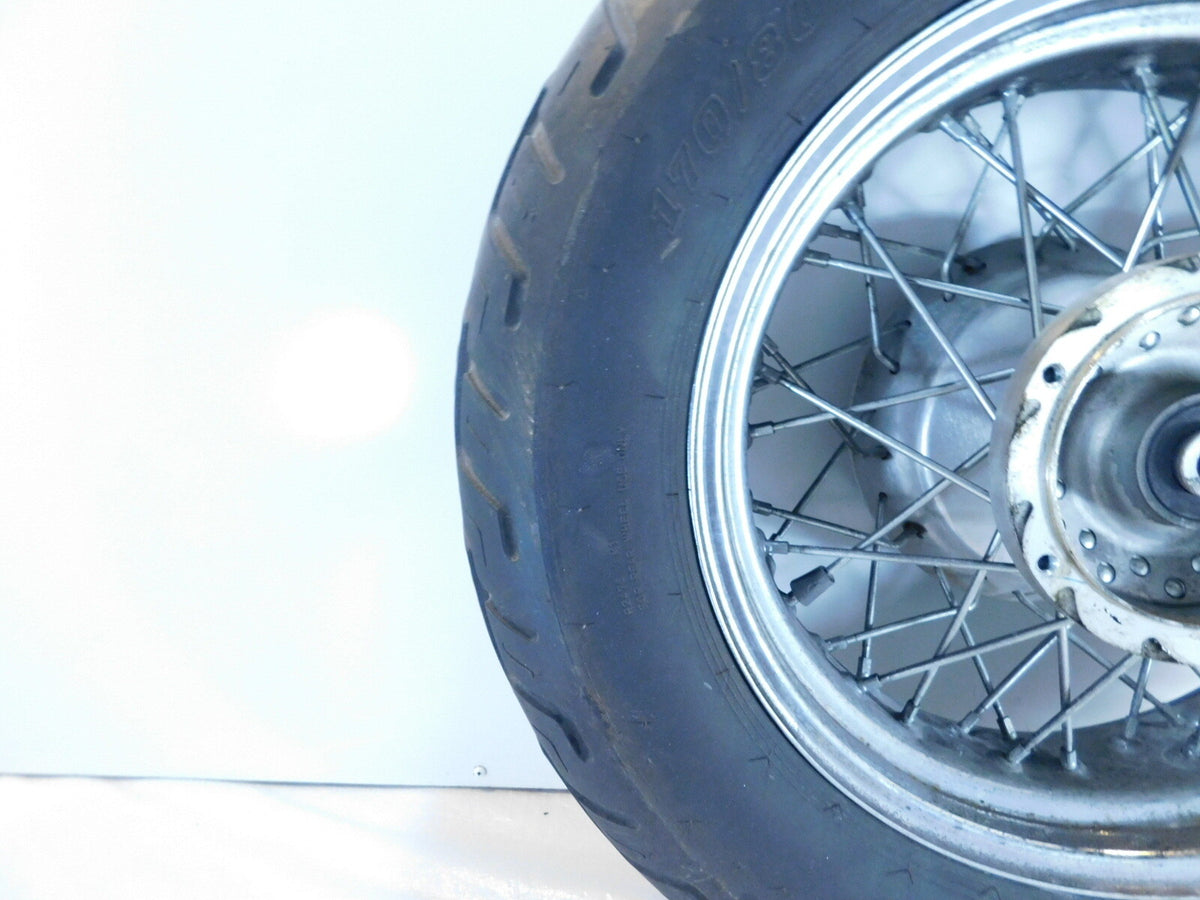 Yamaha V-Star 1100 XVS1100 Classic Custom Midnight Laced Rear Wheel Hub & Tire - C3 Cycle