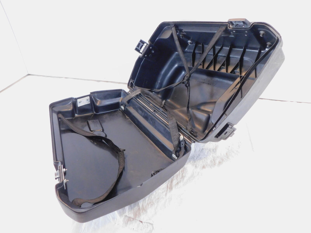 1984-1989 BMW K100RS Black Right Rear Integral Case Saddlebag Luggage Holder Box - C3 Cycle