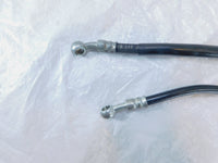 Pair Suzuki RF600 & RF900 Black Engine Motor Cylinder Block Oil Hose Line Pipes - C3 Cycle
