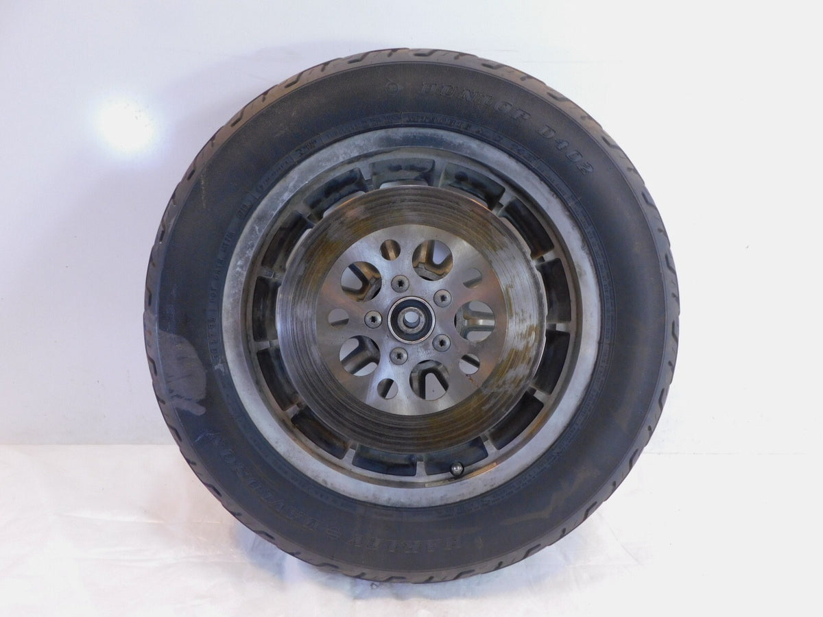 1996-1999 Harley Dyna Sportster 883 1200 Cast 13 Spoke Rear Wheel Rim & Tire - C3 Cycle