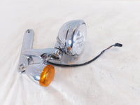 Harley FLHX Street Glide Right Chrome Auxiliary Spot Lamp w/ Turn Signal Housing - C3 Cycle