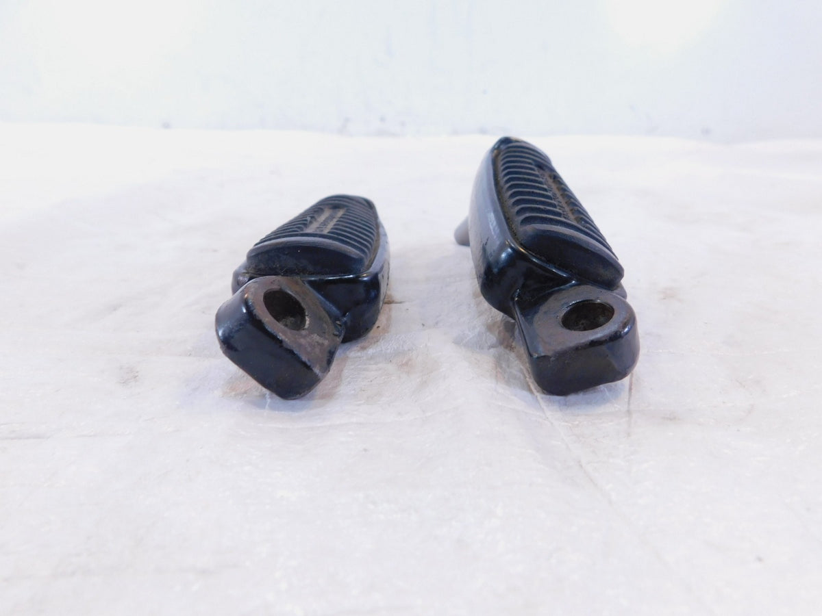 Harley Sportster 1200 Nightster & Iron V-Rod Black Front Footpeg Footrests - C3 Cycle