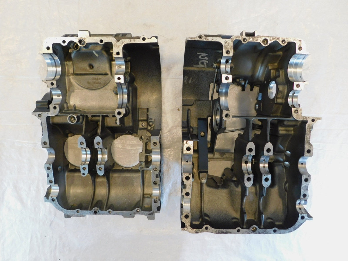 1994-2009 Kawasaki Ninja 500 & 500R Black Engine Motor Crank Cases Crankcase - C3 Cycle