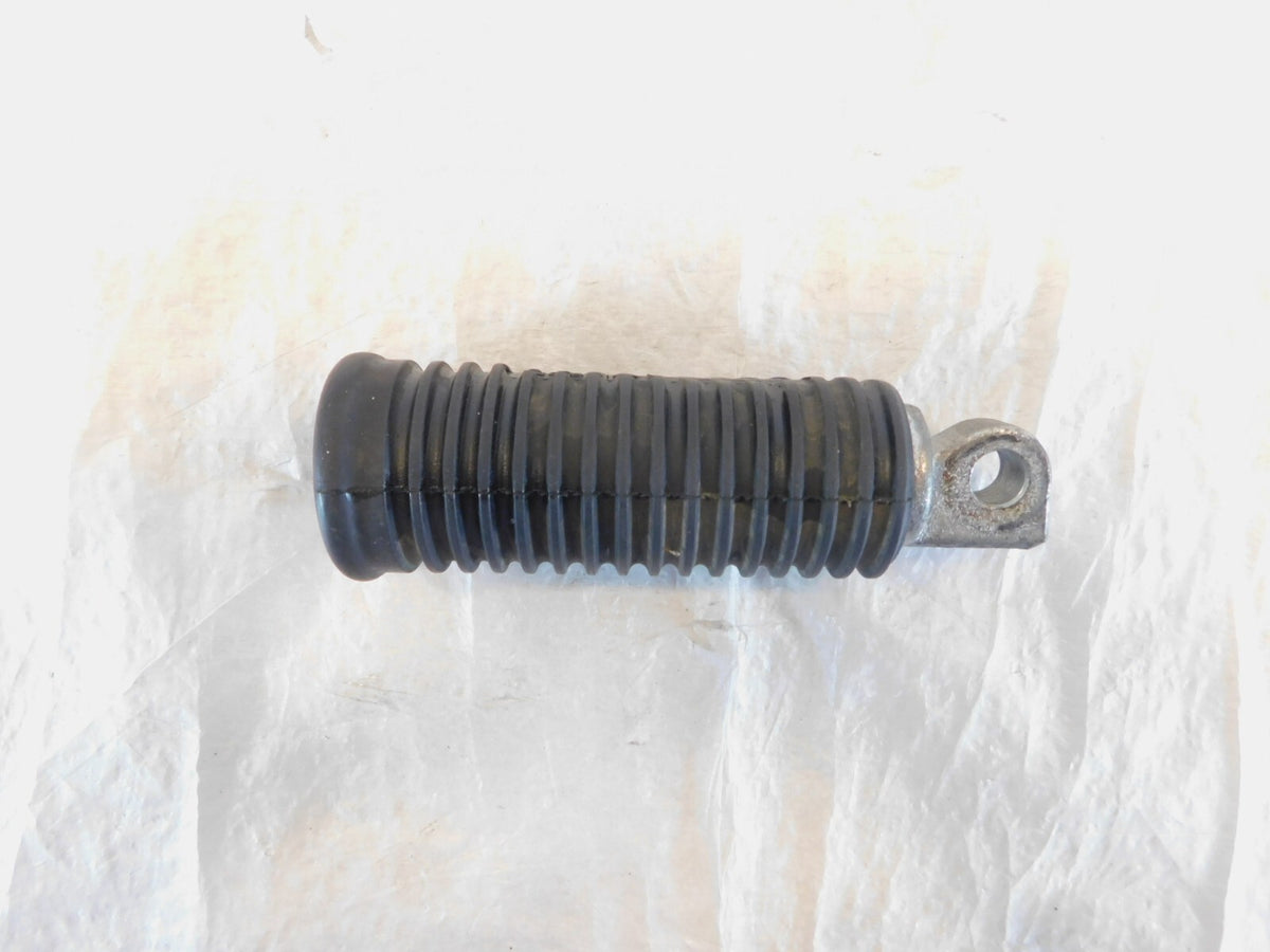 Harley Touring FXR Dyna Sportster & Softail Single Black Rubber Footpeg Footrest