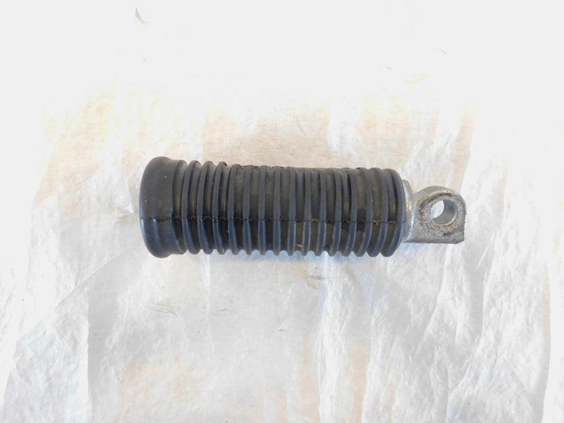 Harley Touring FXR Dyna Sportster & Softail Single Black Rubber Footpeg Footrest