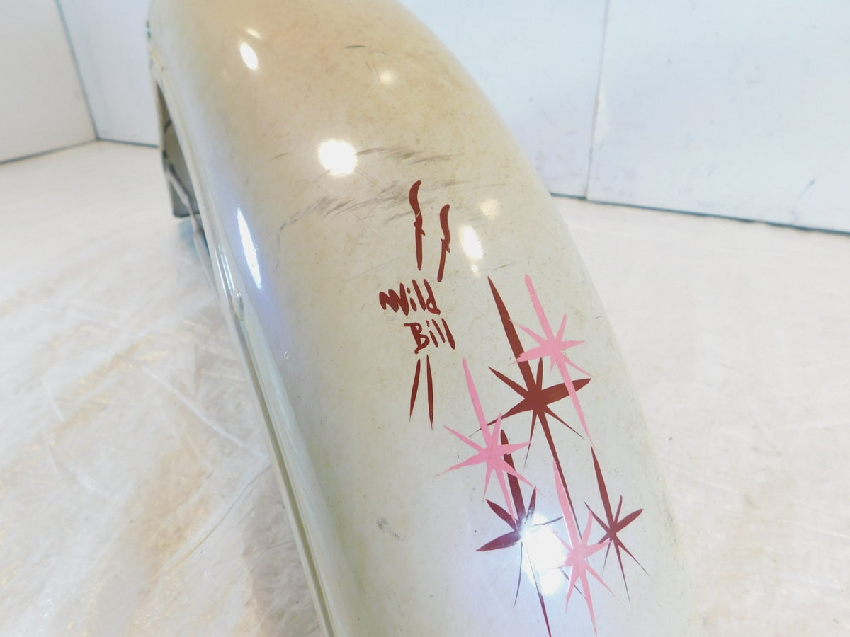 1973 Harley Davidson Sportster 900 & 1000 White Front Wheel Cover Fender - C3 Cycle