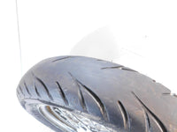 Harley Dyna Softail Sportster 883 1200 Chrome Laced Rear Wheel Rim & Tire -Rust - C3 Cycle