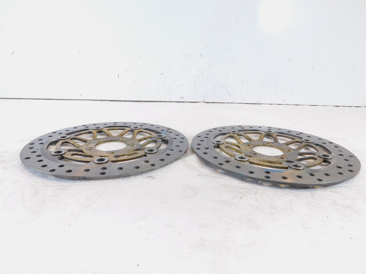 2000-2005 Kawasaki ZR-7 ZR-7S Front Wheel Left/ Right Brake Discs Rotors - C3 Cycle