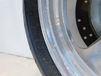 1995 & 1996 Buell M2 Thunderbolt Marchesini Silver Front Wheel Rim & Tire - C3 Cycle