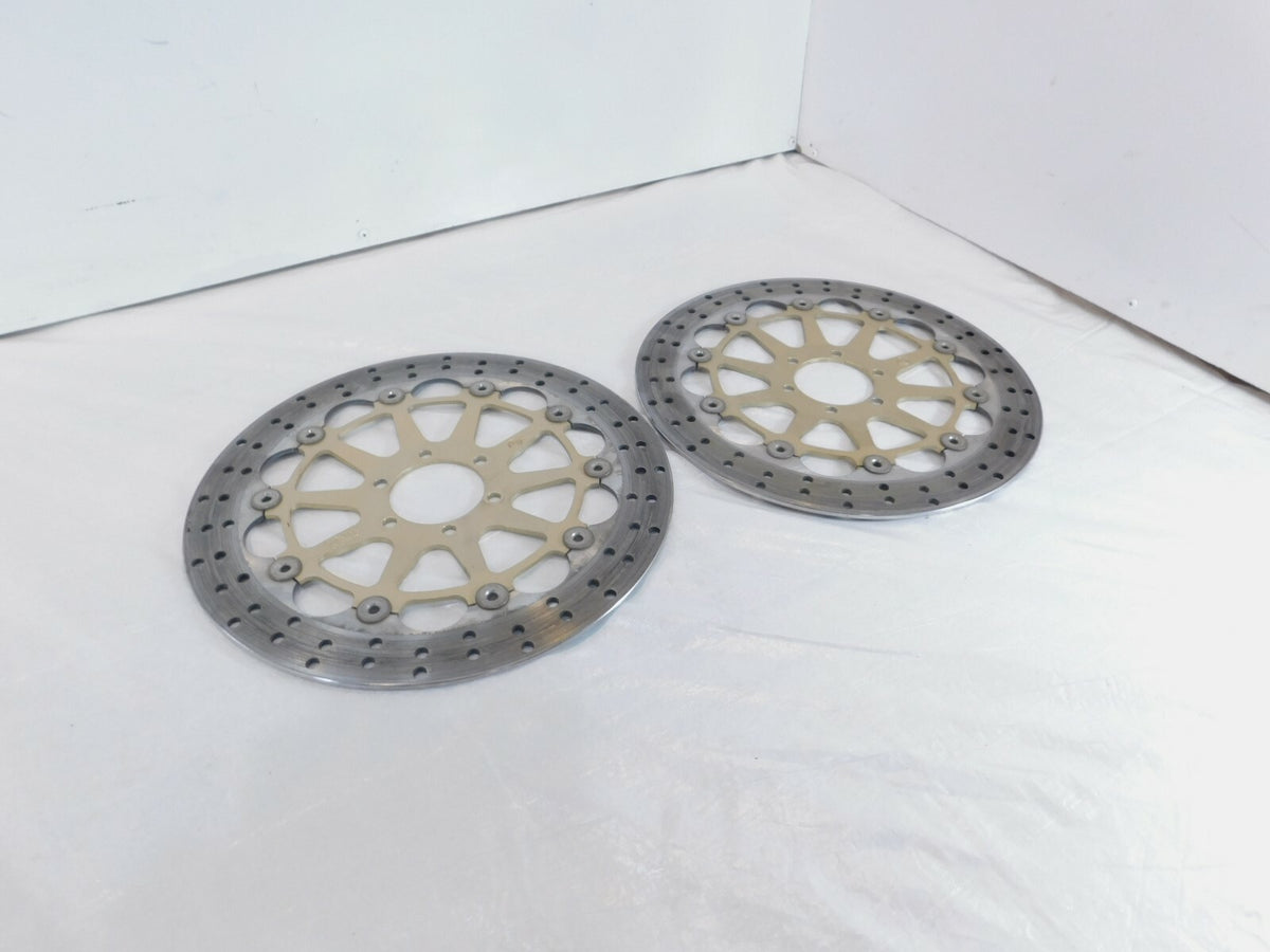 2016 16 Victory Brammo Empulse TT Front Wheel Left & Right Brake Disc Rotors - C3 Cycle