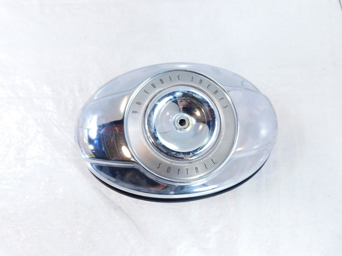 Harley Davidson Electra Glide Softail Dyna Air Cleaner Backplate w/ Cover