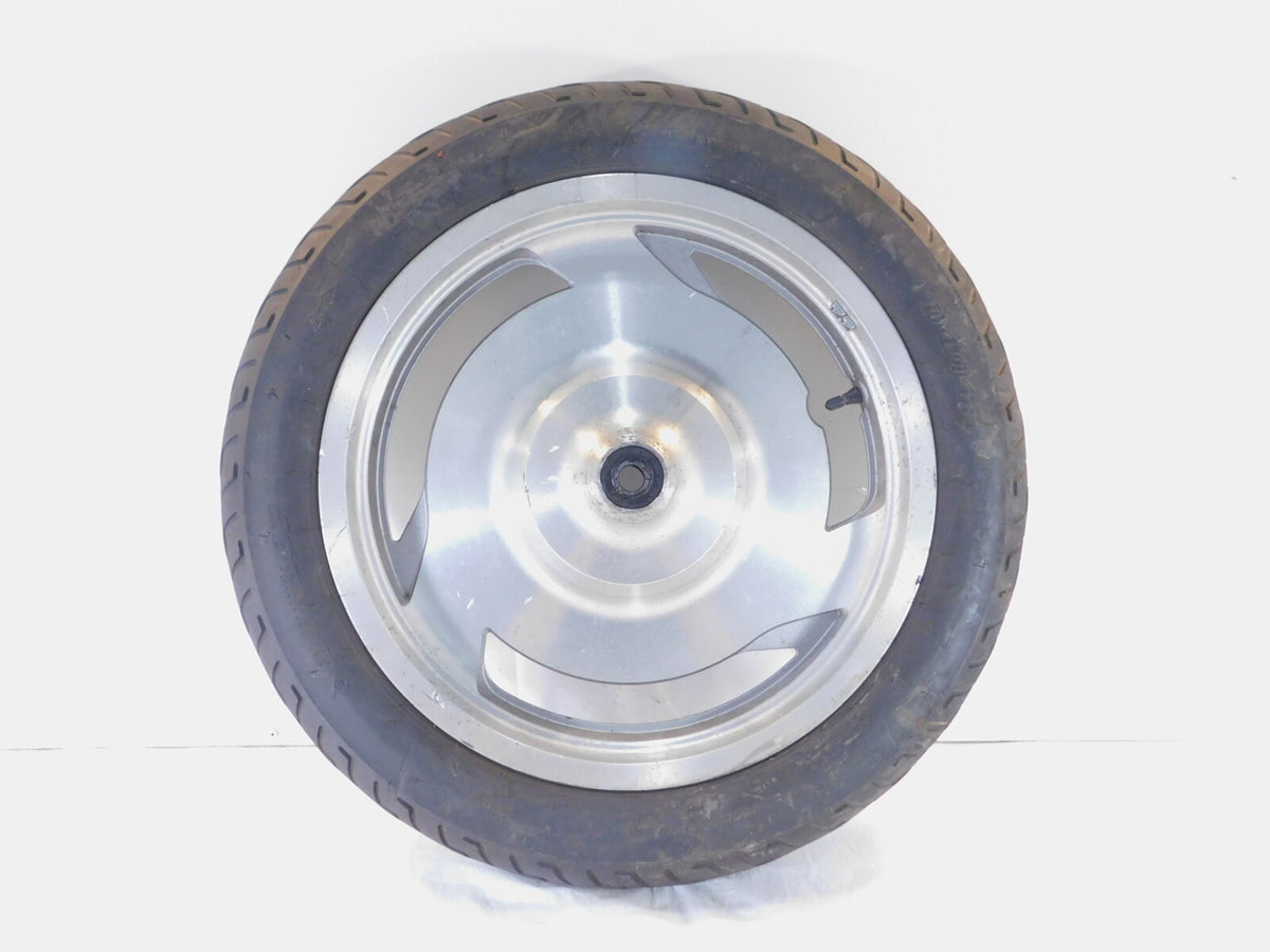 Honda Shadow 1100 VT1100 VT1100C VT1100C2 Sabre Silver Front Wheel Rim - Bent - C3 Cycle
