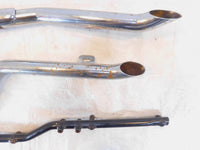 01 2001 Indian Gilroy Scout Chrome Front & Rear Exhaust Header Pipe Mufflers