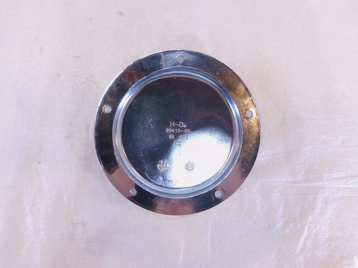 Harley Davidson Twin Cam Touring Dyna Softail Chrome Derby Clutch Cover 60668-99 - C3 Cycle