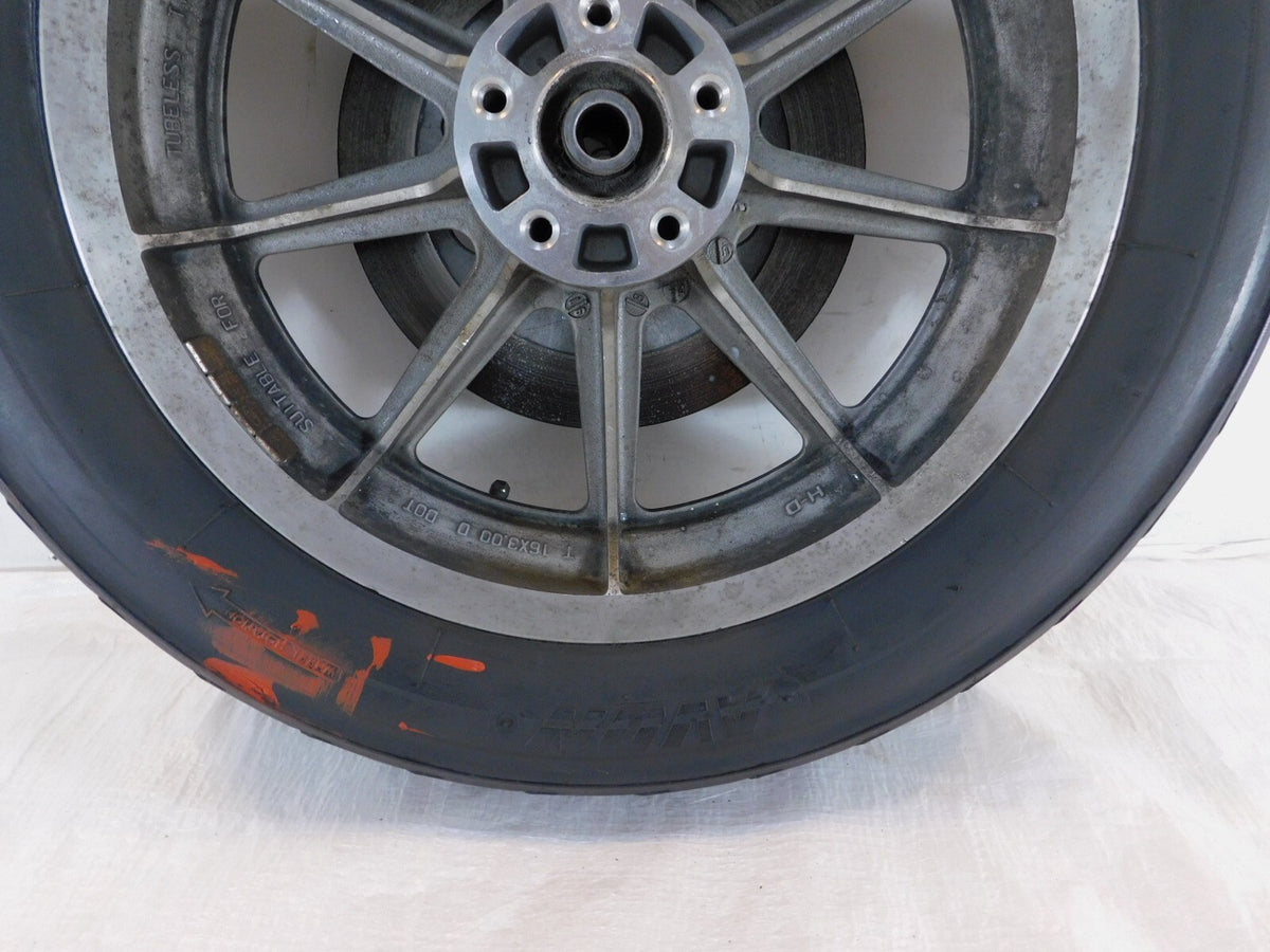 Harley Davidson Dyna Softail & Sportster 883 & 1200 Cast Rear Wheel Rim & Tire - C3 Cycle