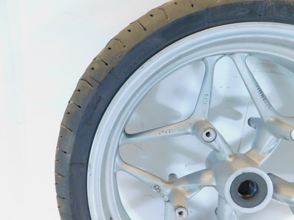2005-13 BMW R1200RT R1200ST R1200 RT ST R900RT Silver Front Wheel -Slightly Bent - C3 Cycle