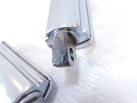 Harley Touring FXR Dyna Sportster & Softail Chrome & Rubber Footpegs Footrests - C3 Cycle