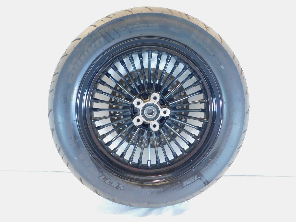 2003-2005 Harley Davidson Softail Night Train Black Laced Rear Wheel Rim - C3 Cycle
