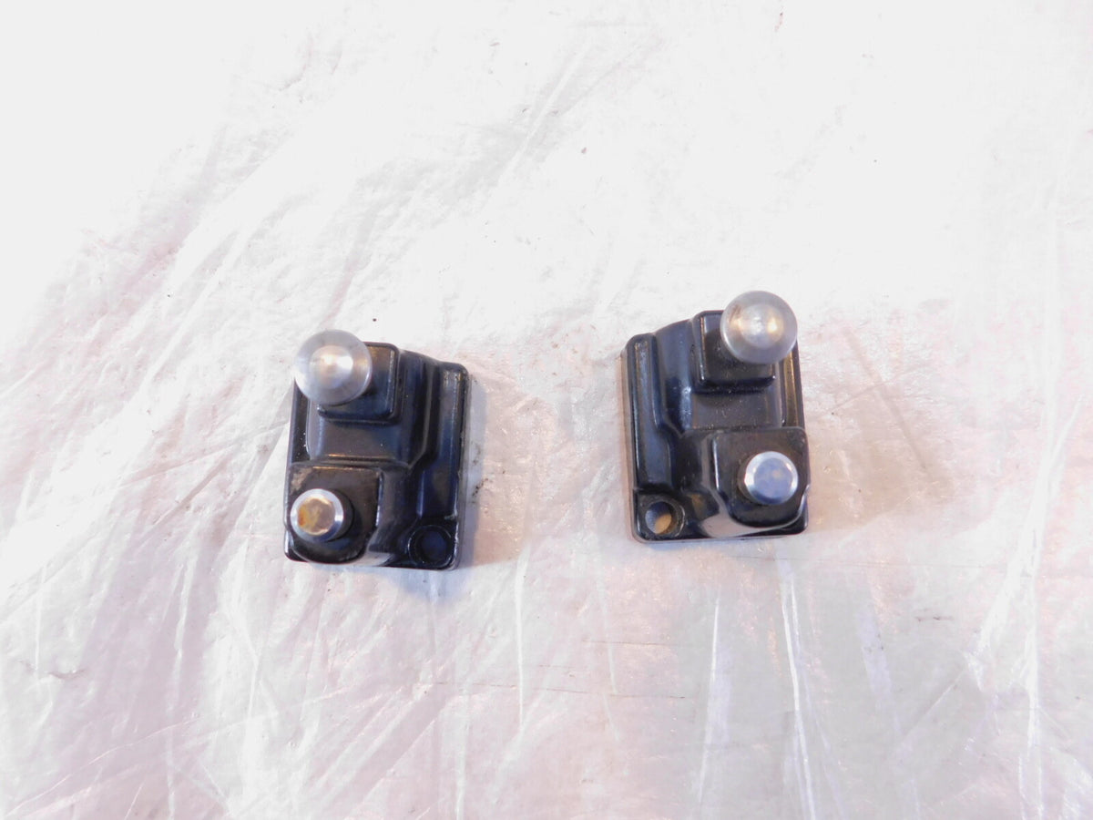 1983 Honda GL650 Silverwing 650 Pair Black Handlebar Top Bridge Locks - NO KEY - C3 Cycle