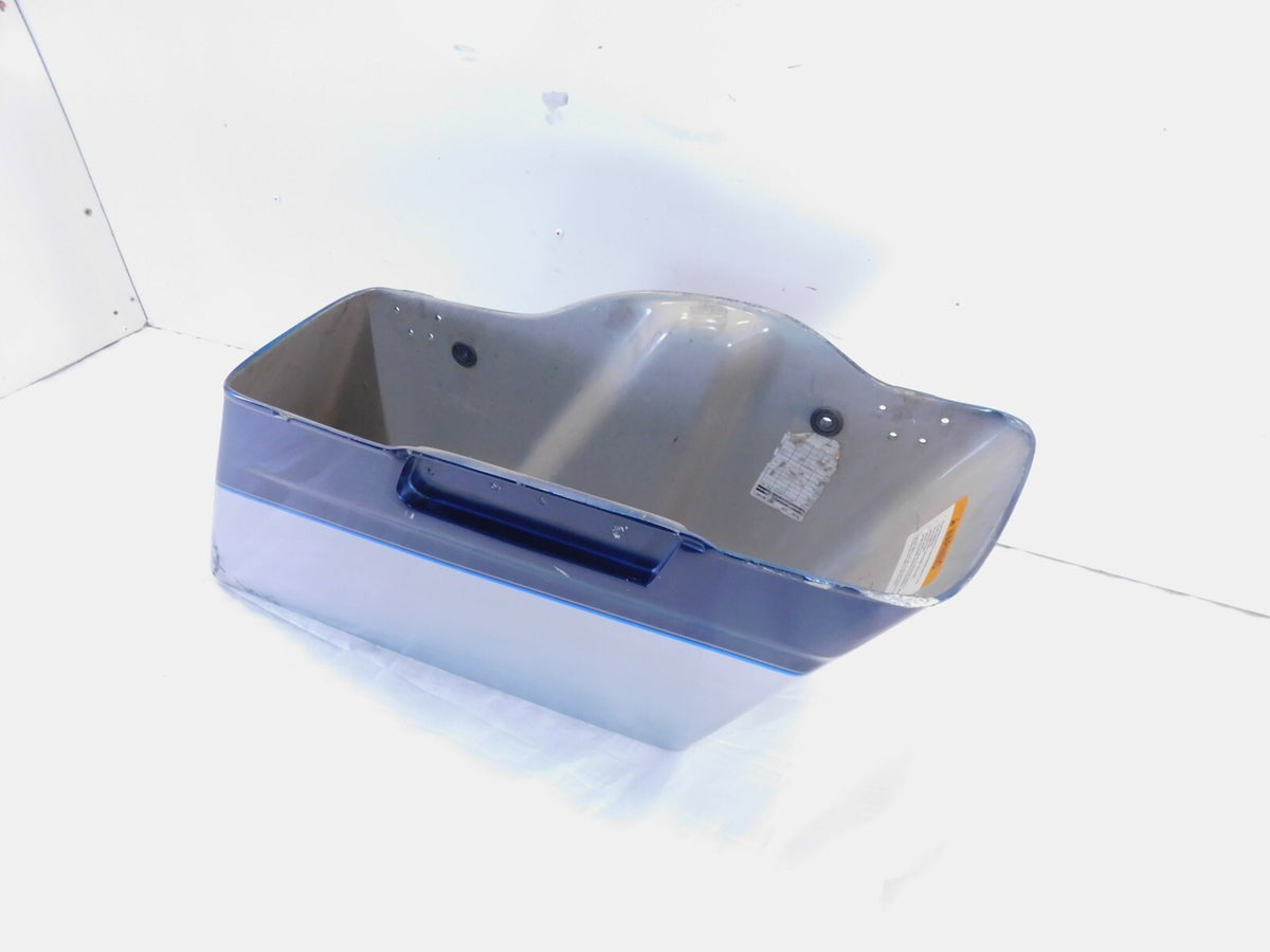 Harley Davidson Road King Street & Electra Glide Blue Right Saddlebag Bottom - C3 Cycle