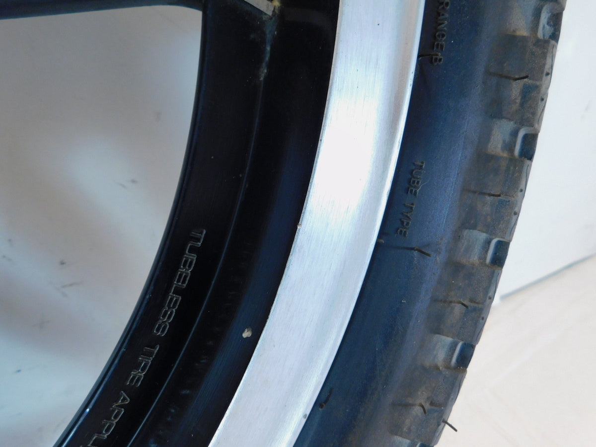 Honda CM400C & CM450A CM450C Custom Black Front Wheel Rim & Tire - 19" x 2.5" - C3 Cycle