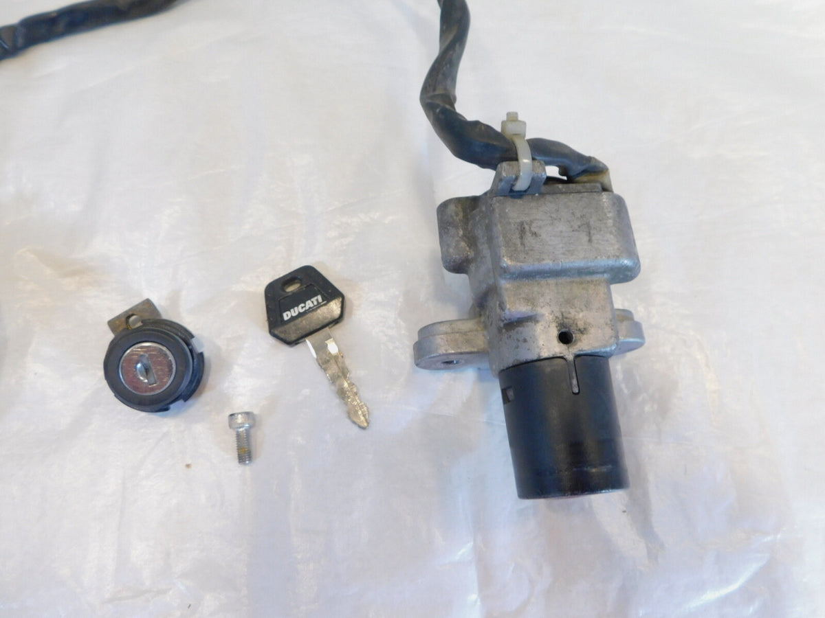Ducati Sport-Touring ST3 & ST4 Ignition Switch & Fuel Tank Seat Lock Set Keyset - C3 Cycle