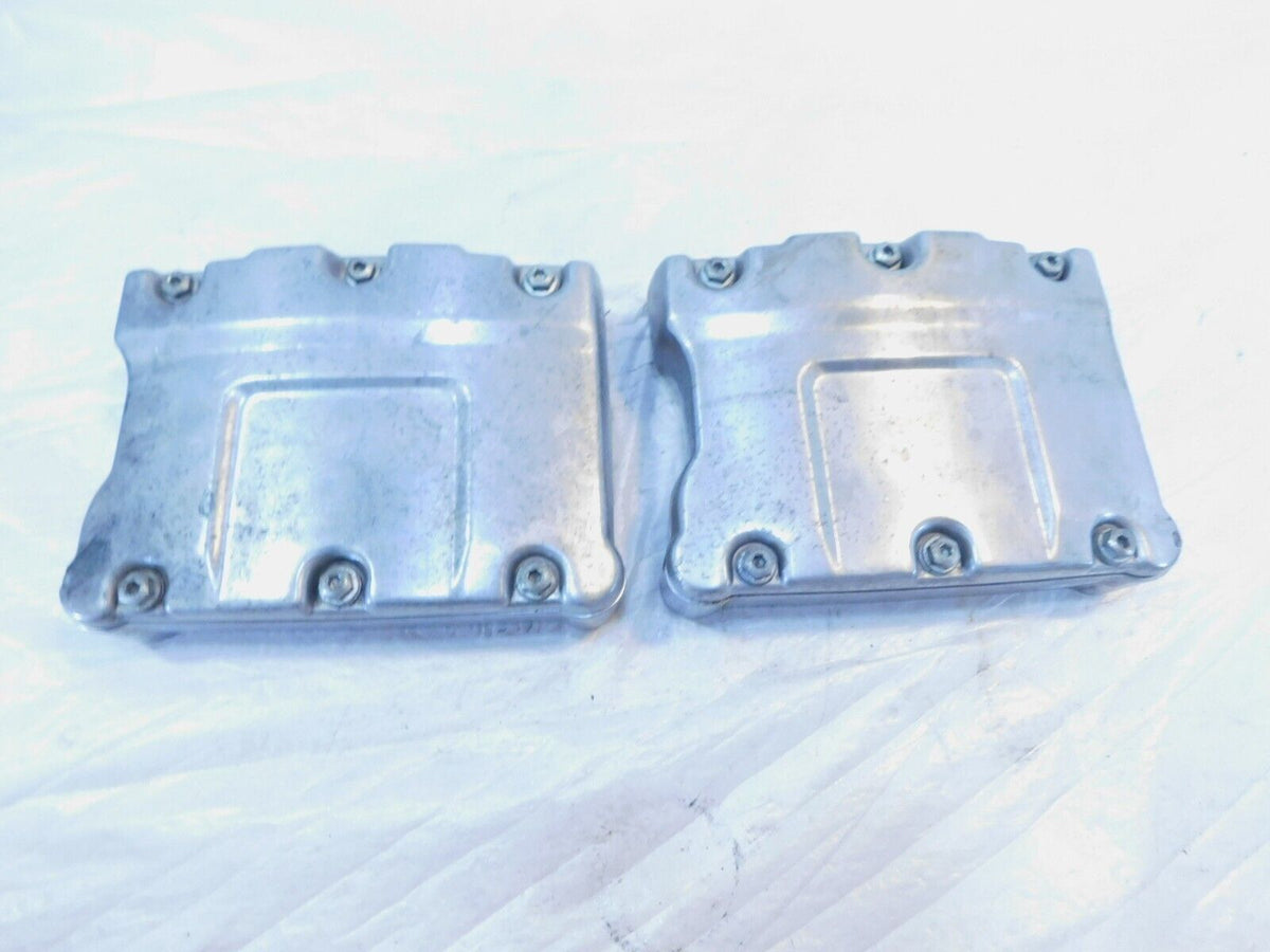 Harley Polished Twin Cam Touring Dyna Softail Cylinder Head Rocker Boxes & Arms - C3 Cycle