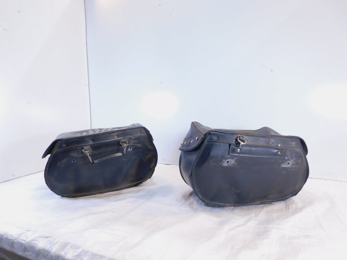 2005-09 Yamaha V-Star XVS1100 Midnight Custom Rear Left/Right Luggage Saddlebags - C3 Cycle