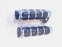 Harley Davidson Dyna Sportster Softail Rubber Left & Right Handlebar Hand Grips - C3 Cycle