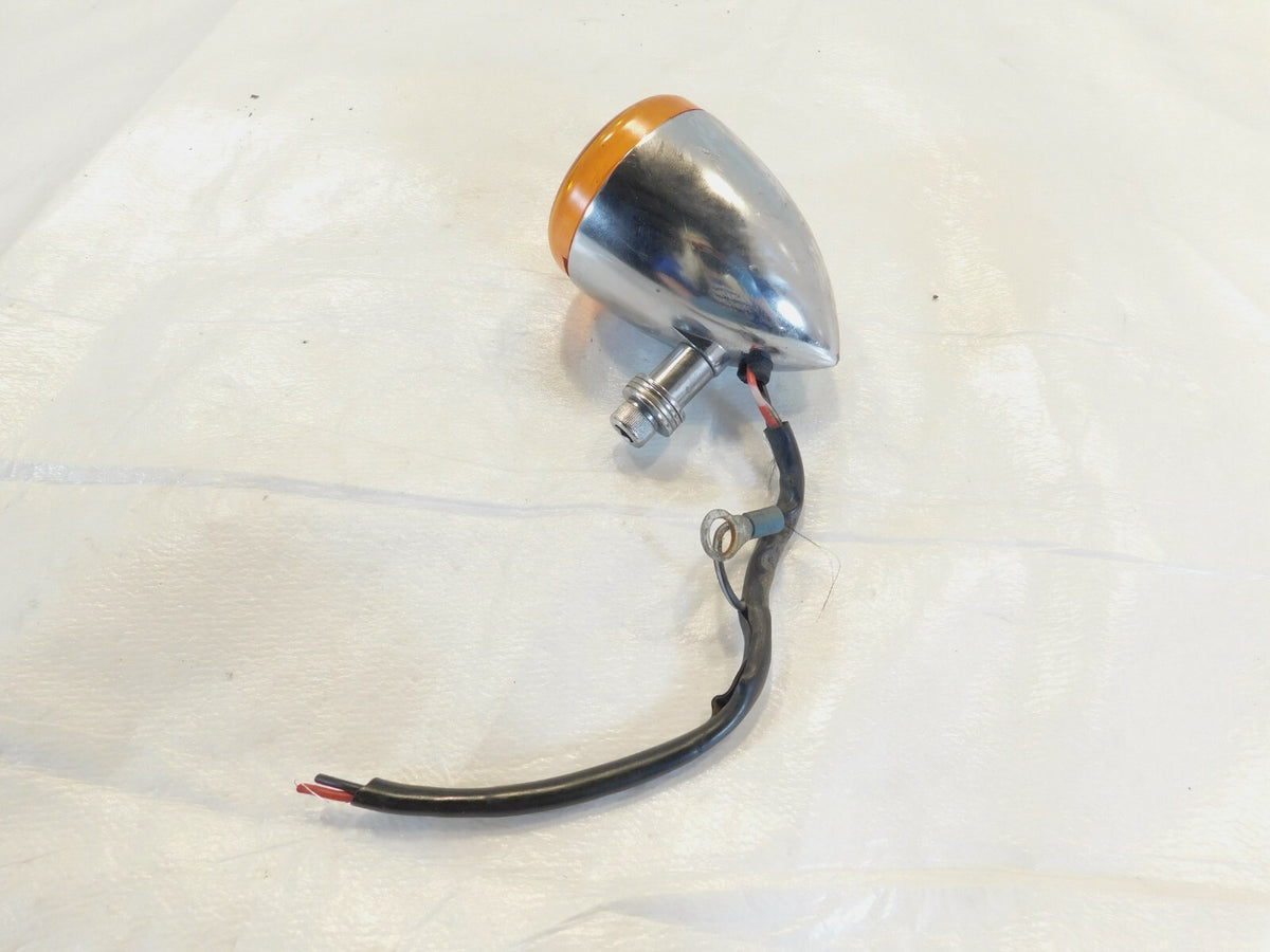 Harley Davidson Sportster Softail Dyna V-Rod Chrome Front Turn Signal Indicator - C3 Cycle